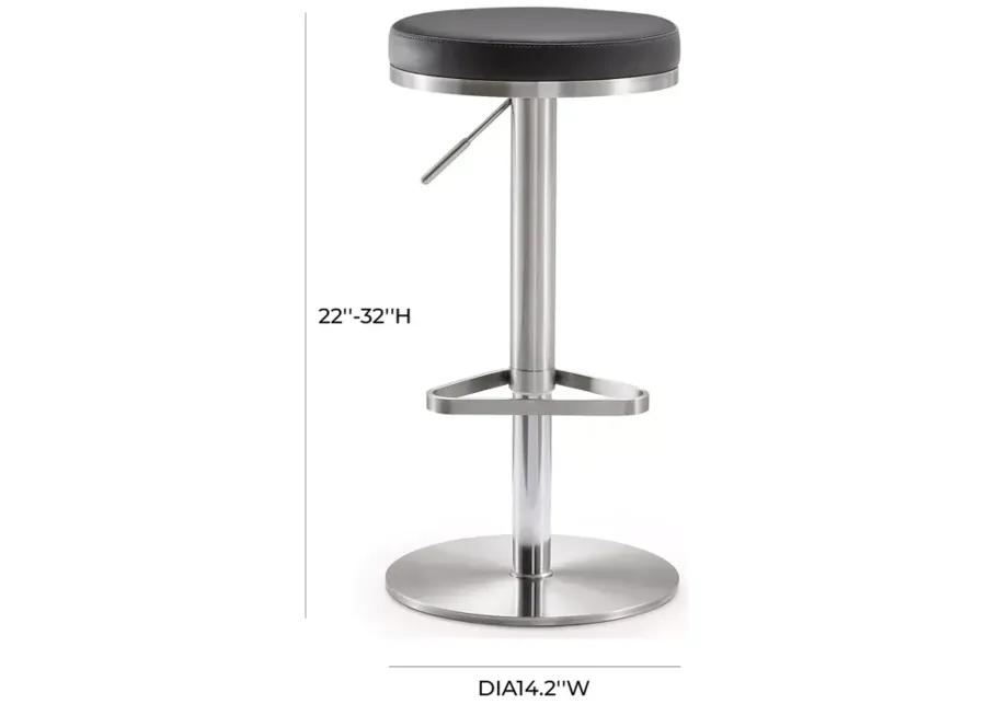 TOV Furniture Fano Stainless Steel Adjustable Barstool