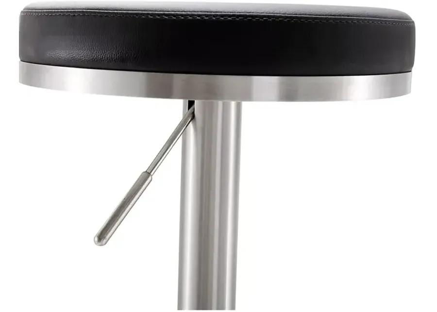 TOV Furniture Fano Stainless Steel Adjustable Barstool