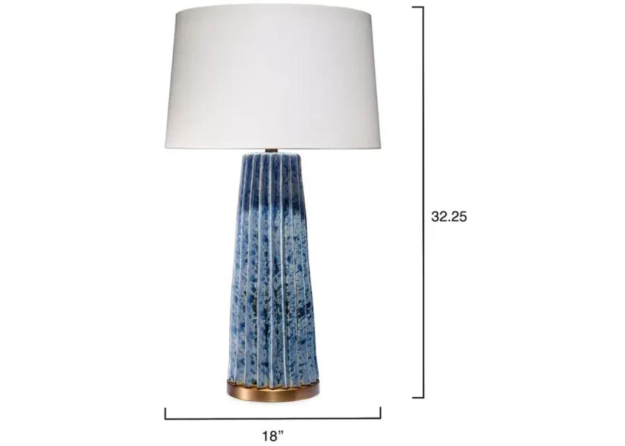 Jamie Young Pleated Ceramic Table Lamp