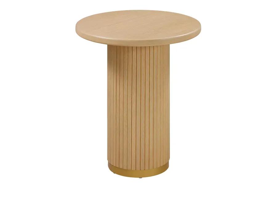 TOV Furniture Chelsea Natural Oak Wood Entry Table