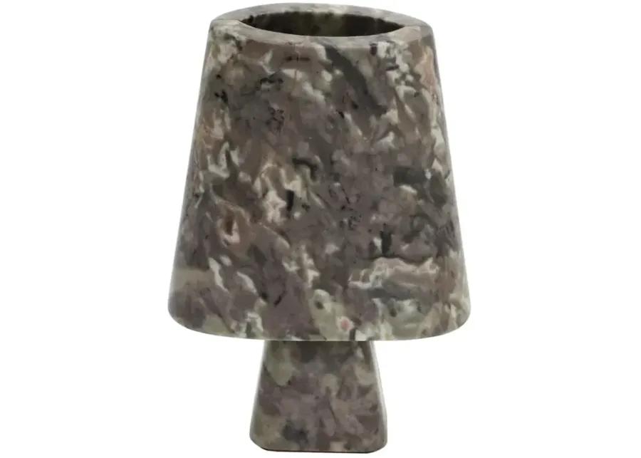 TOV Furniture Samma Gray Marble Vase, Medium