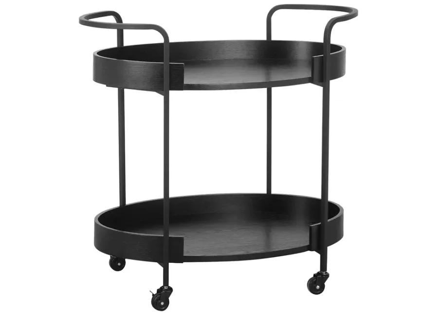 TOV Furniture Cyril Black Bar Cart