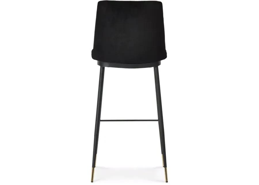 TOV Furniture Evora Velvet Counter Stool, Set of 2