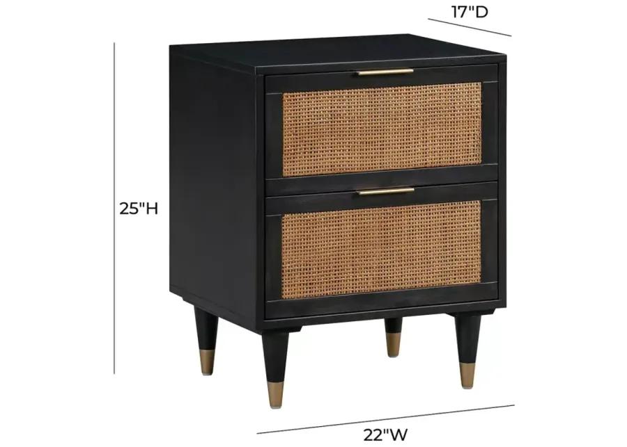 TOV Furniture Sierra Noir Nightstand