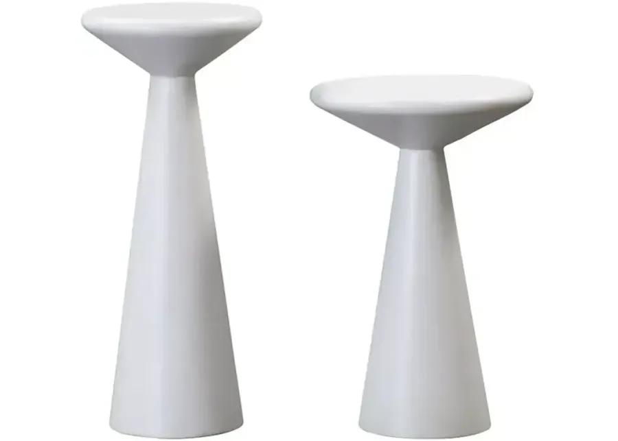 TOV Furniture Gianna Concrete Accent Tables, Set of 2