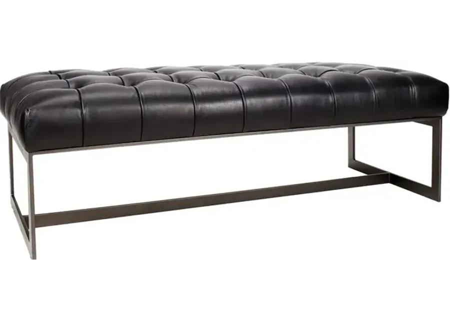 Wyatt Leather Bench