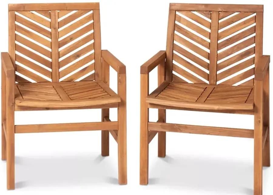 Sparrow & Wren Harbor Outdoor Patio Chairs, Set of 2