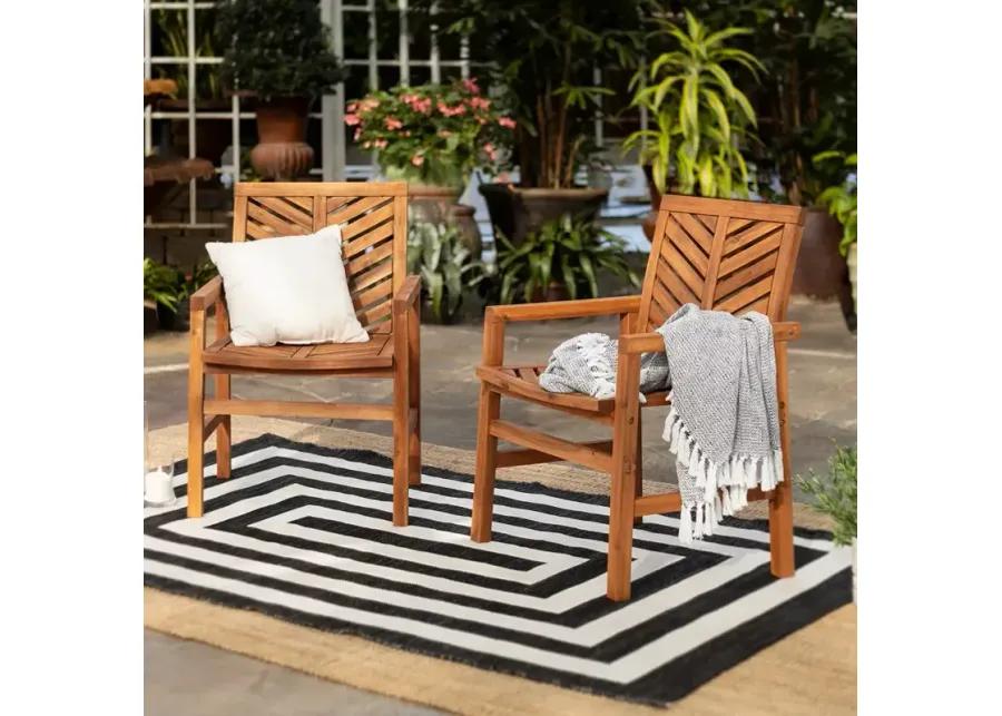 Sparrow & Wren Harbor Outdoor Patio Chairs, Set of 2