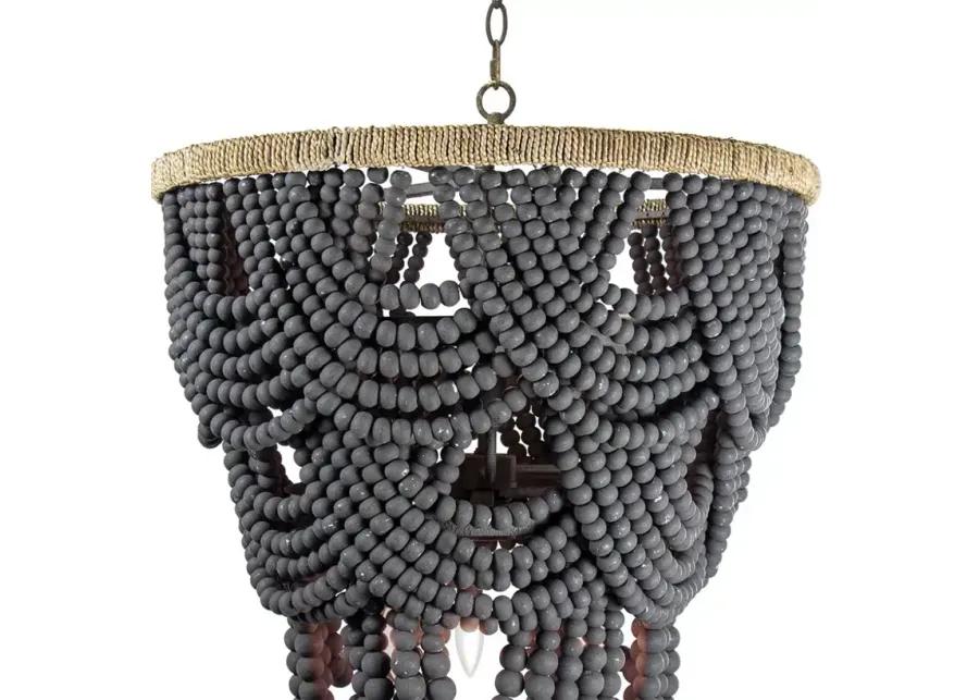 Regina Andrew Design Lorelei 8 Light Wood Bead Chandelier