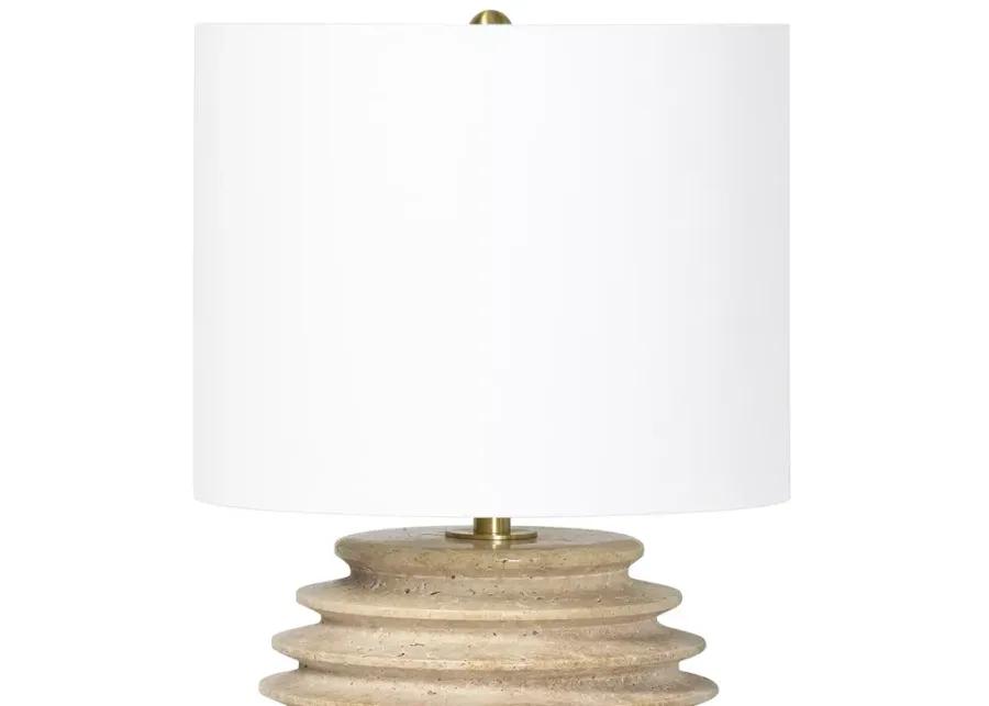 Regina Andrew Thea Travertine Mini Lamp 