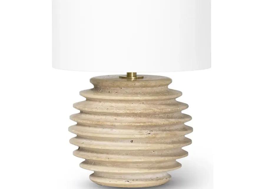 Regina Andrew Thea Travertine Mini Lamp 