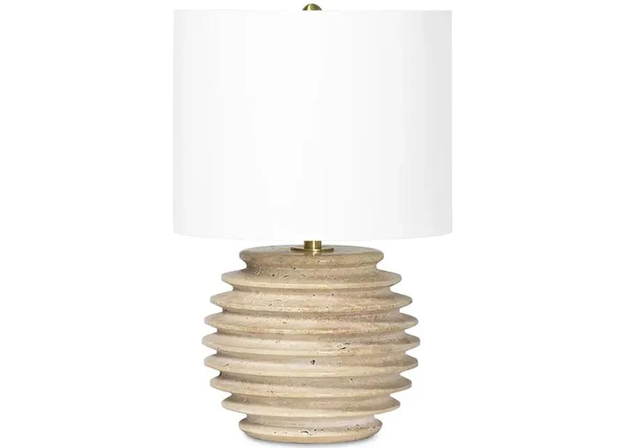 Regina Andrew Thea Travertine Mini Lamp 