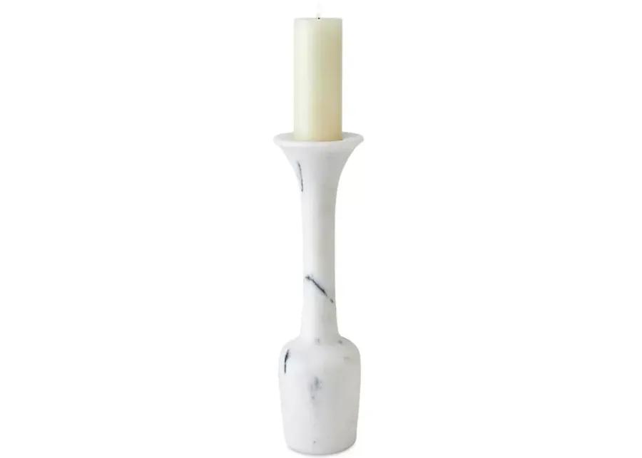 Global Views Calyx Marble Candle Holder