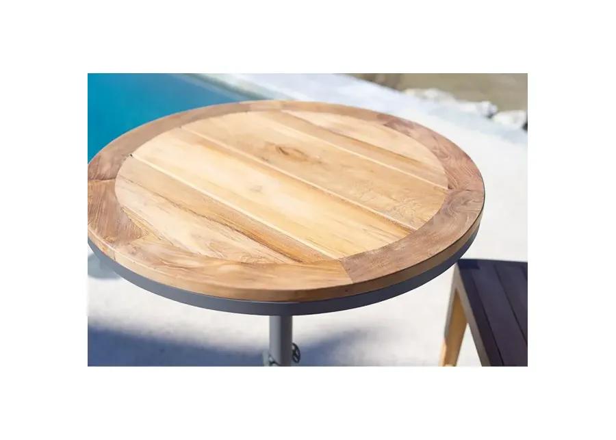 Beespoke Catalina Teak Outdoor Patio Convertible Bar Table