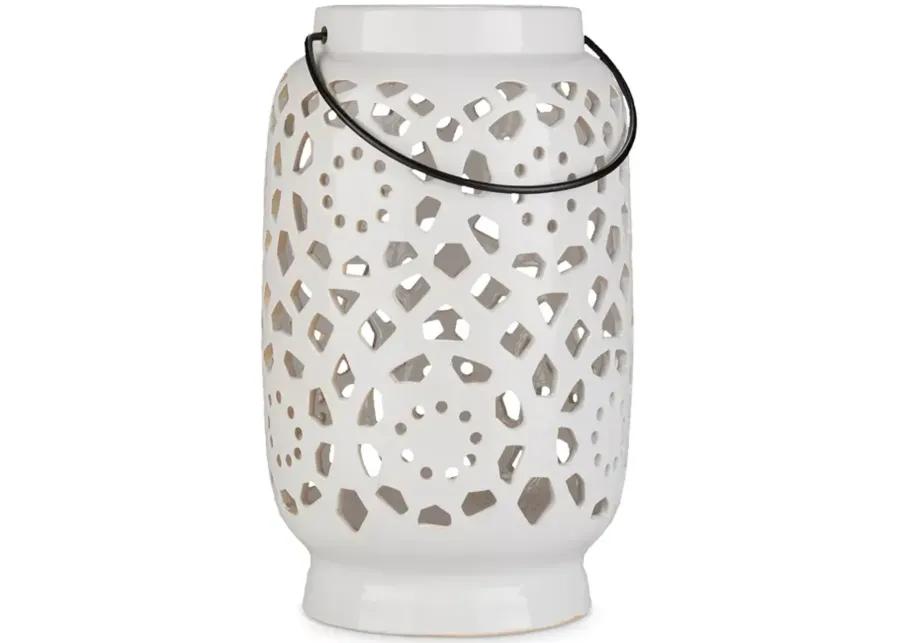 Surya Avery Large Ceramic Lantern