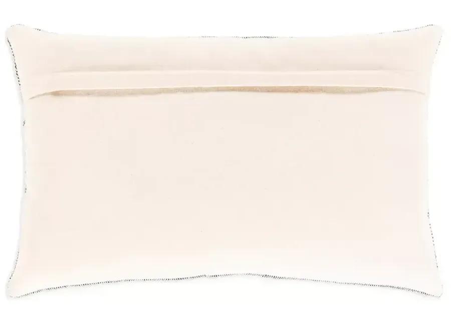 Surya Izie Rectangles Lumbar Pillow, 14" x 22"