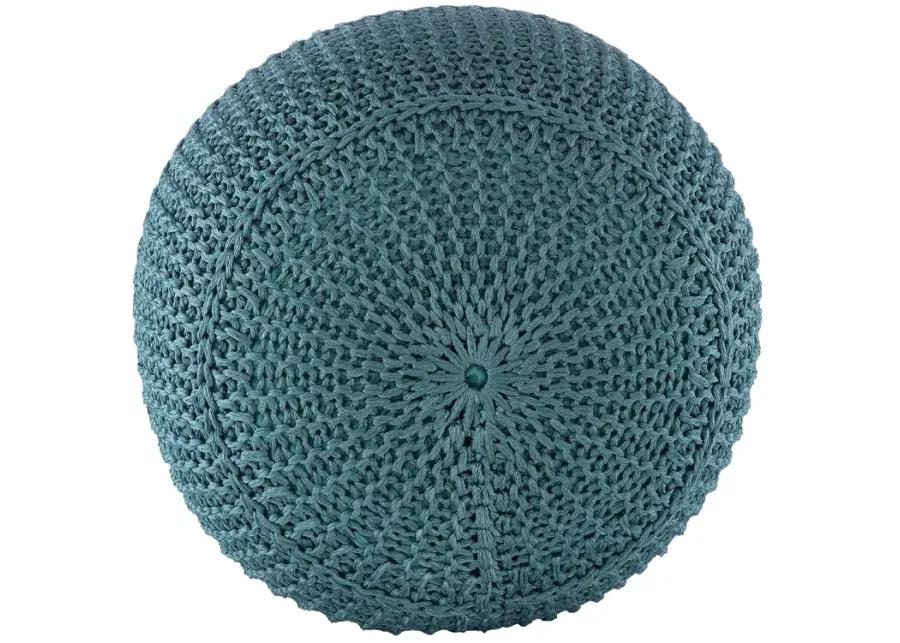 Dita Knit Outdoor-Safe Pouf