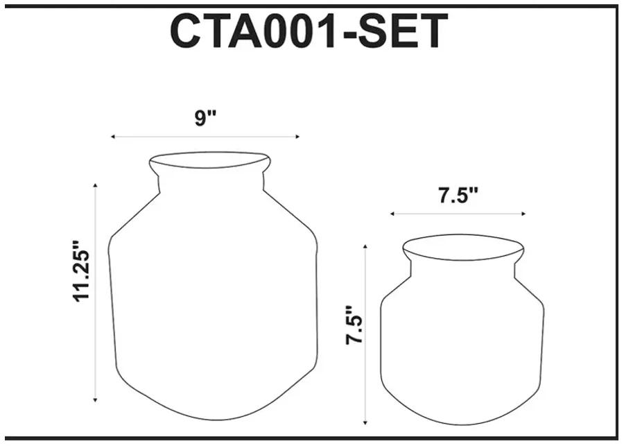 Surya Catalana 2-Piece Vase Set