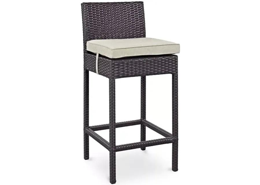 Modway Lift Outdoor Patio Rattan Bar Stools, Set of 2