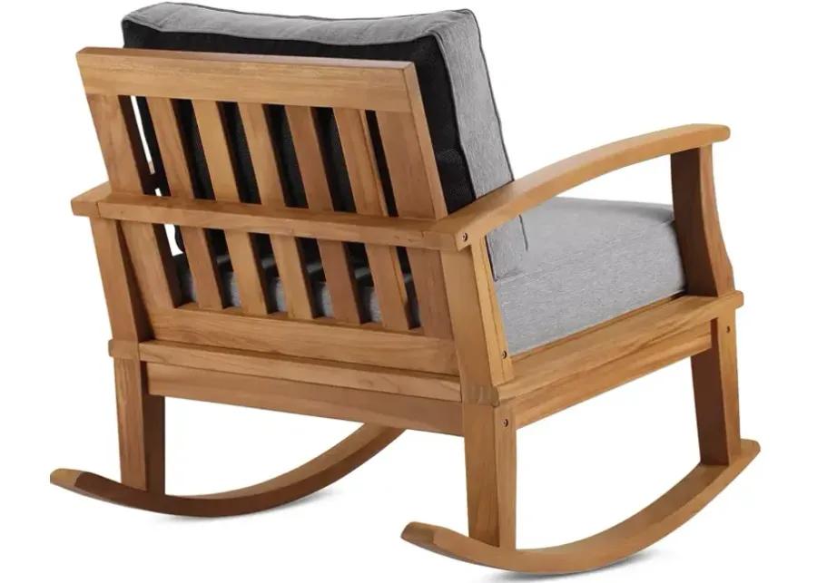 Marina Outdoor Patio Teak Rocking Chair