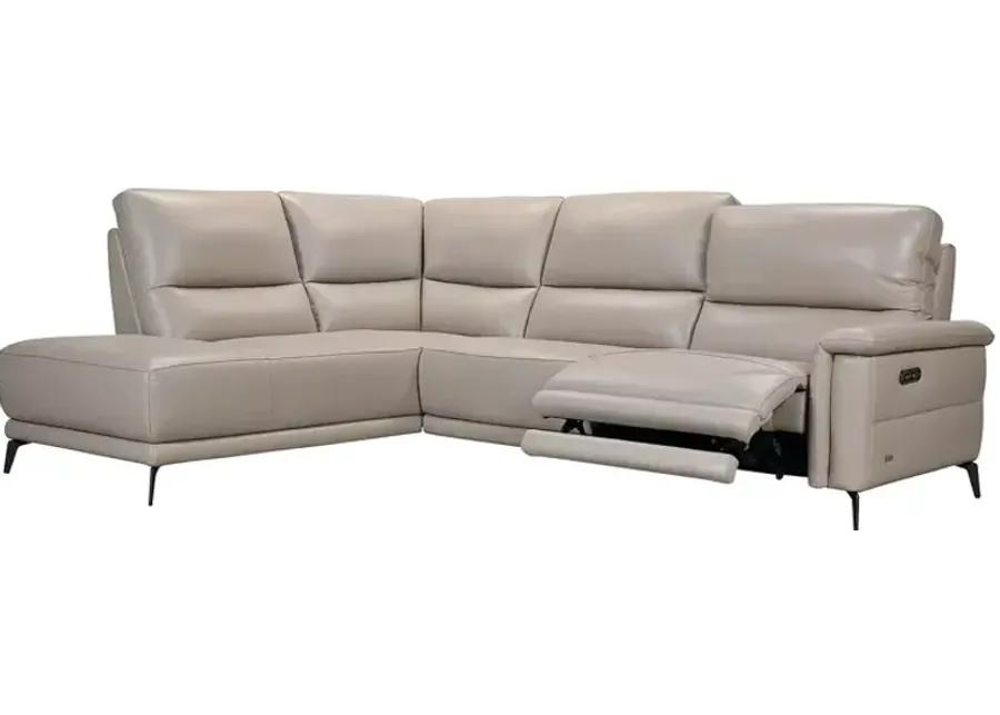 Violino Melfi Power Leather Sectional