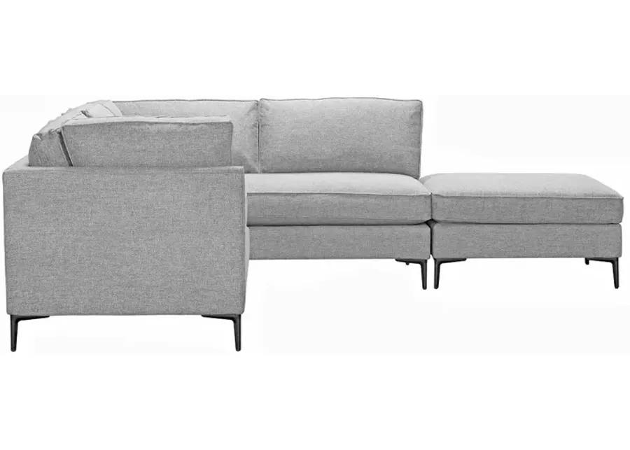 MAX Home Paige Corner 3 Piece Sectional Sofa