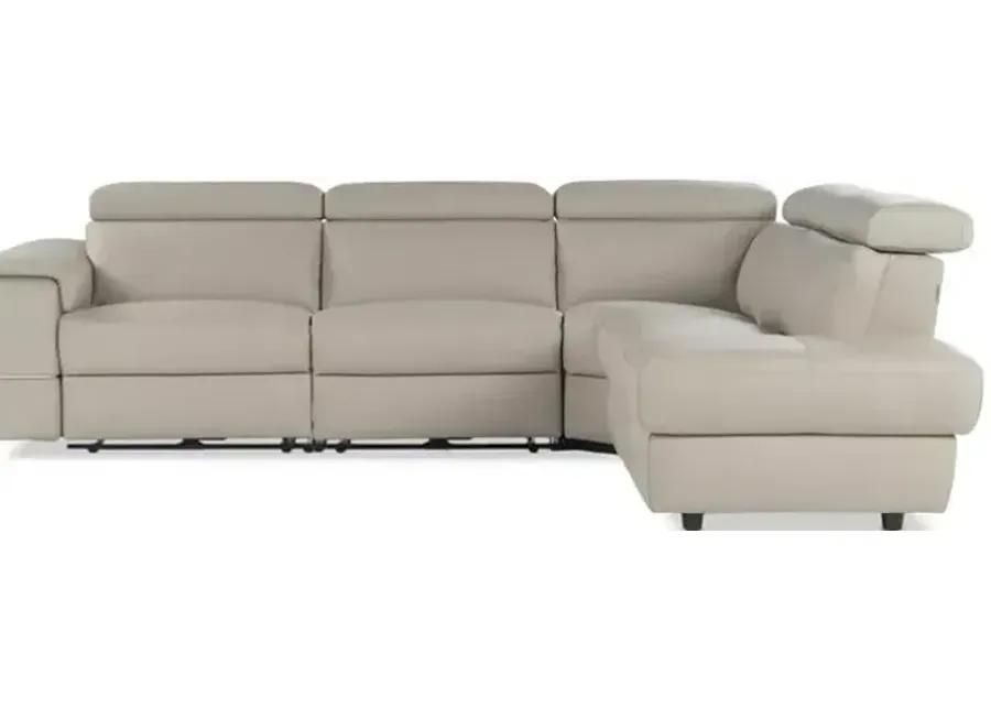 Giuseppe Nicoletti Ronaldo 3 Piece Recliner Sectional