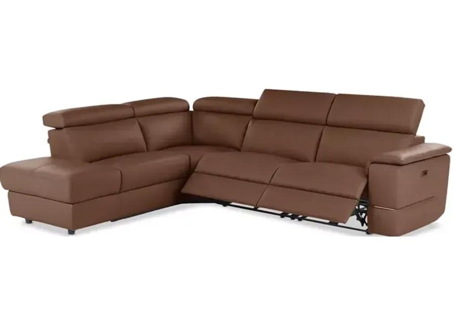 Giuseppe Nicoletti Ronaldo 3 Piece Recliner Sectional