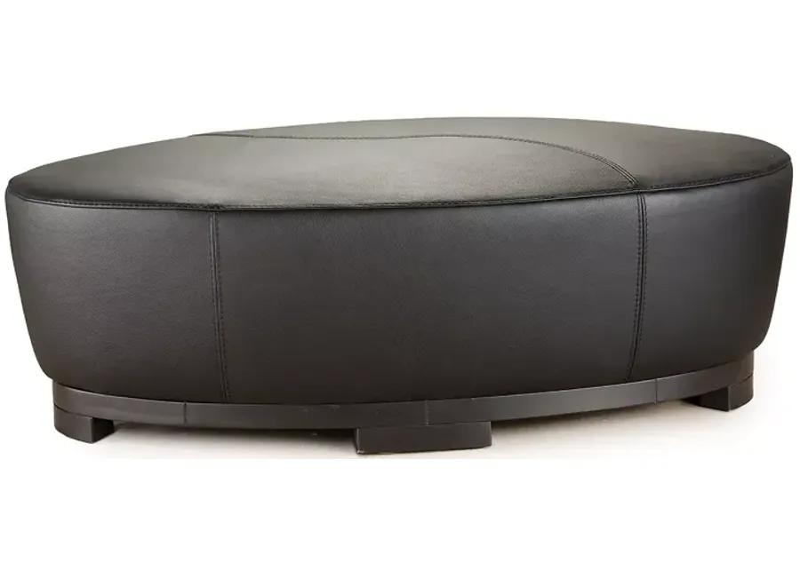 Giuseppe Nicoletti Hollister Oval Leather Ottoman