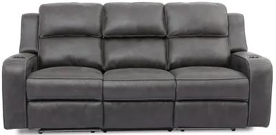 Beacon Power Headrest Reclining Sofa with Drop Down Table