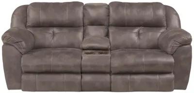 Ferrington Dusk Power Headrest Reclining Console Loveseat with Power Lumbar