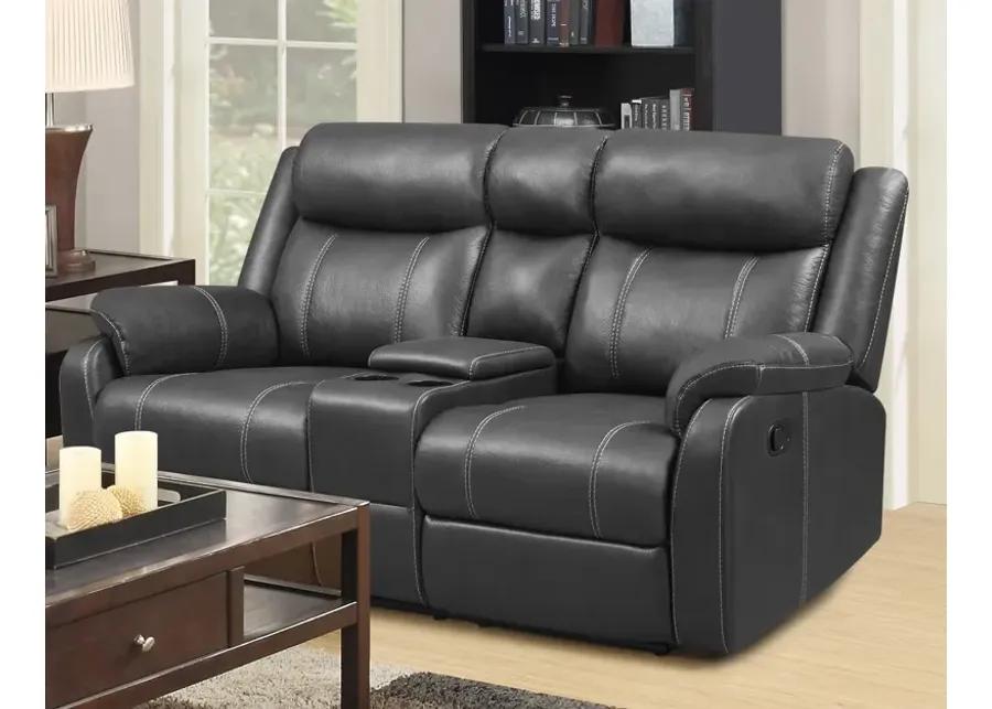 Bingo Reclining Console Loveseat