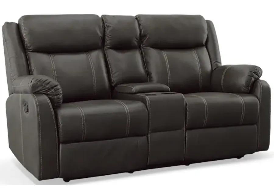 Bingo Reclining Console Loveseat