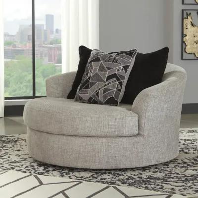 Megginson Oversized Round Swivel Chair