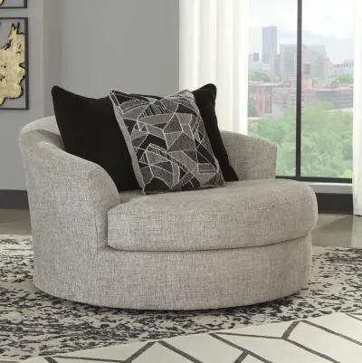 Megginson Oversized Round Swivel Chair