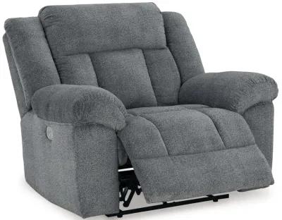 Tip-Off Slate Power Headrest Recliner