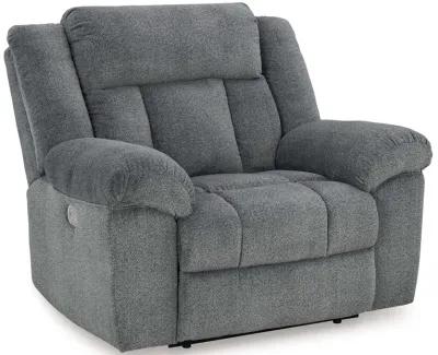 Tip-Off Slate Power Headrest Recliner