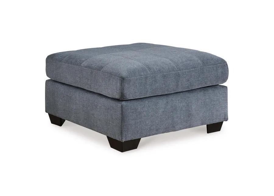 Marleton Denim Oversized Ottoman