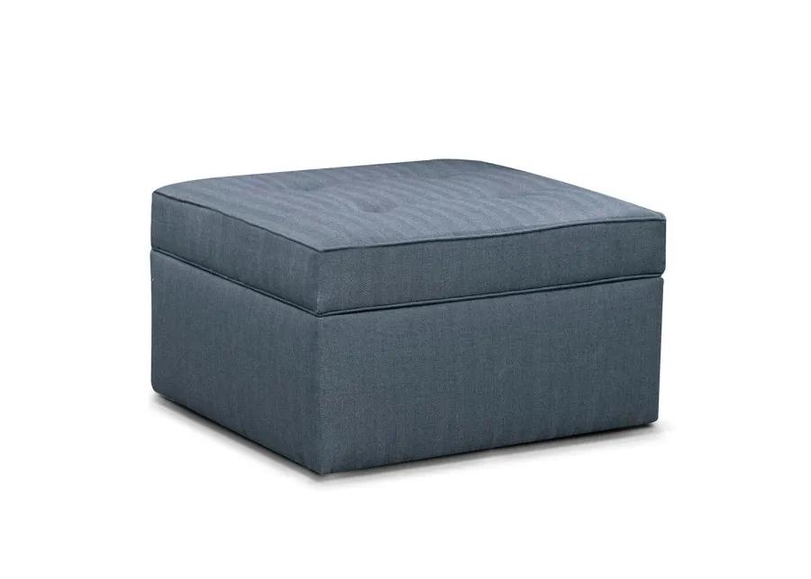 Sunbrella Silver Storage Ottoman