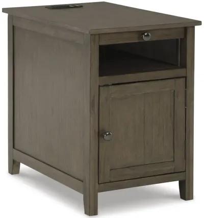 Treytown Grayish Brown Chairside Table