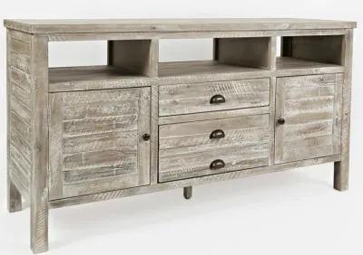 Seaside Washed Grey 60 Inch Media Unit