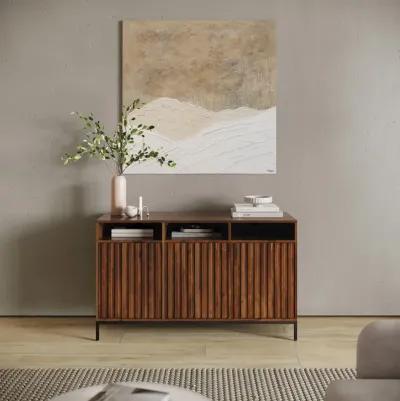 Ryder Walnut 50-Inch Entertainment Unit