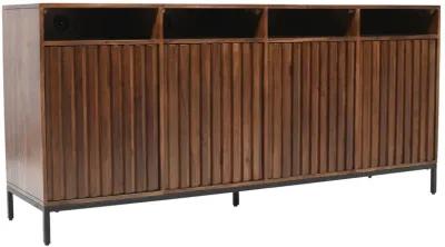 Ryder Walnut 70-Inch Entertainment Unit