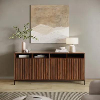 Ryder Walnut 70-Inch Entertainment Unit