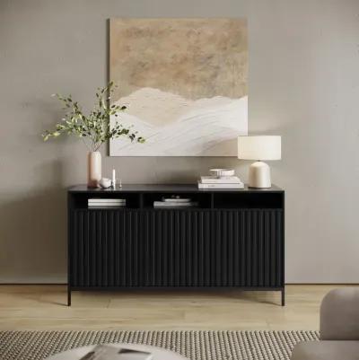 Ryder Black 60-Inch Entertainment Unit