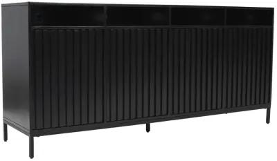 Ryder Black 70-Inch Entertainment Unit