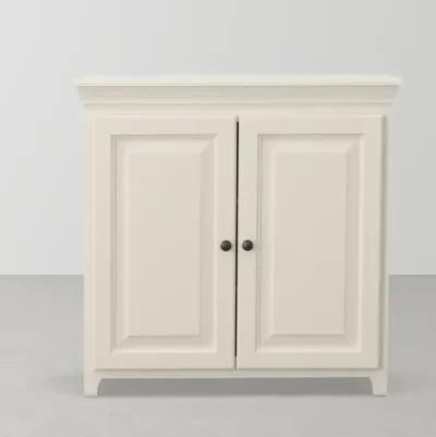 Pine Pantry Linen White Cabinet