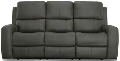 Linden Zero Gravity Power Headrest Reclining Sofa with Power Lumbar