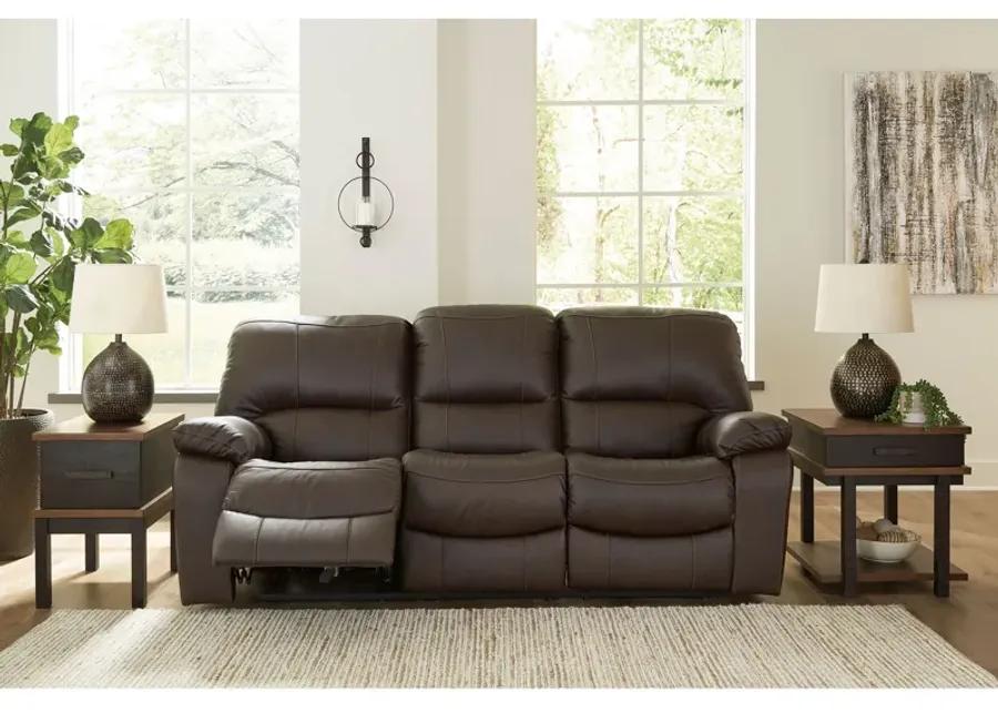 Leesworth Brown Power Reclining Sofa