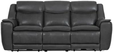 Colton Charcoal Zero Gravity Power Headrest Reclining Sofa